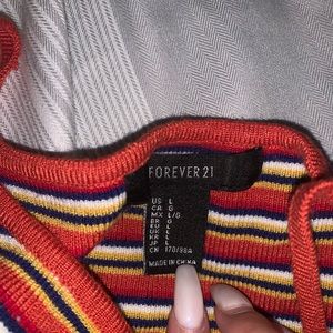 Forever 21 striped size L top